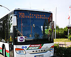 Foto eines neuen Plus Busses Mittelsachsen Linie 750 Freiberg Döbeln