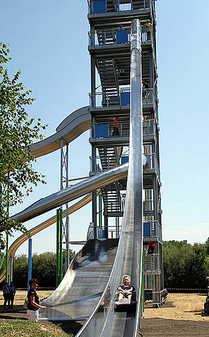 Tower with slides